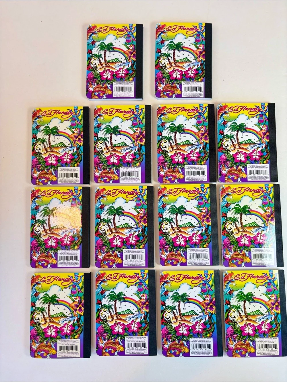 Ed Hardy Lisa Frank Mini Composition Notebook Lot of 14 New Unused